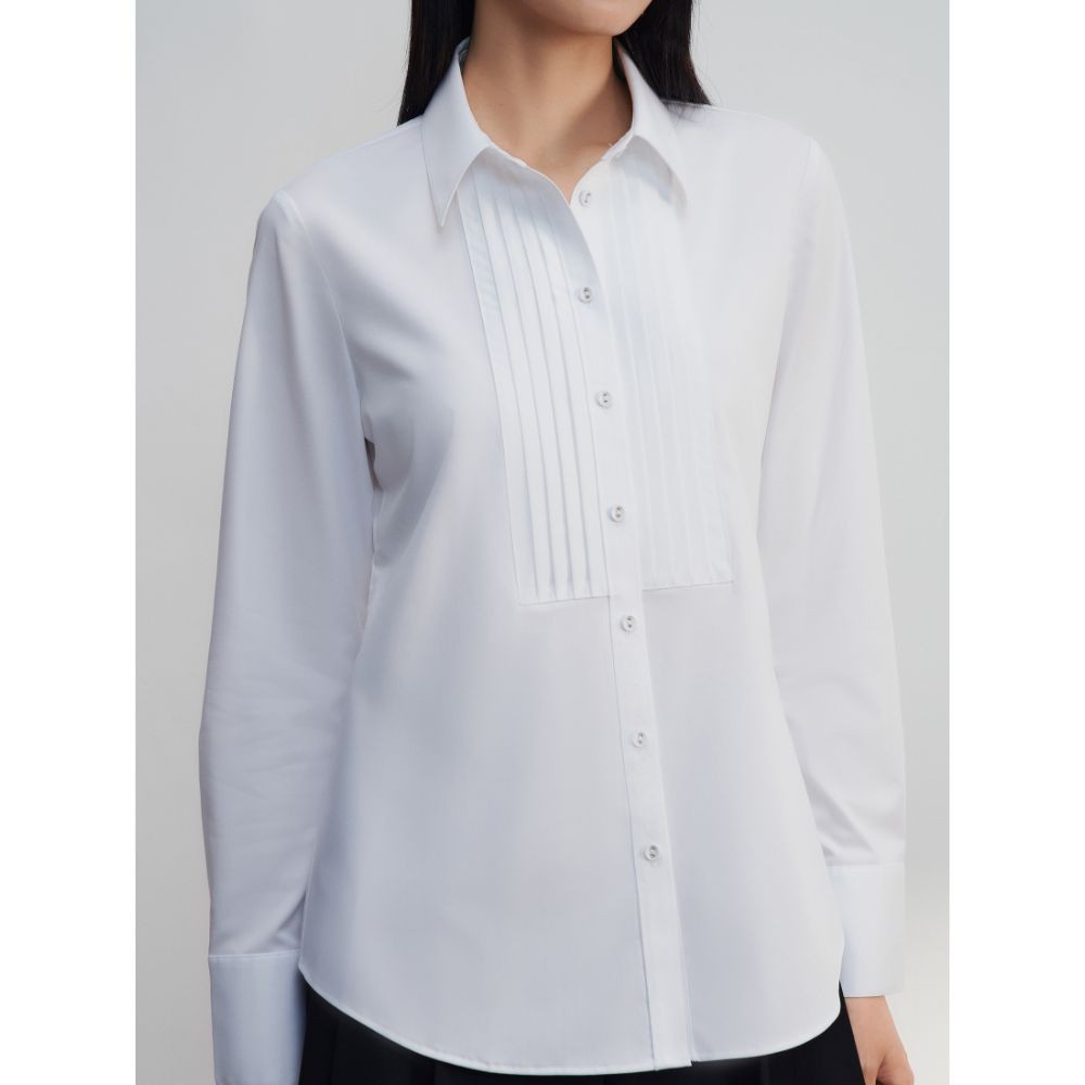 G2000 เสื้อเชิ้ตแบบทางการสำหรับผู้หญิง Slim Fit รุ่น 4622219300 WHITE