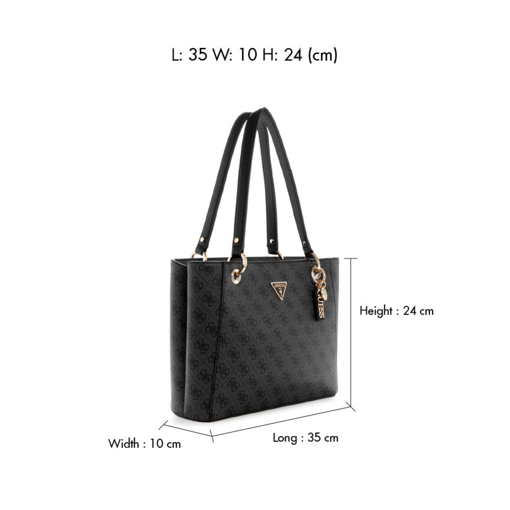 GUESS กระเป๋า รุ่น BG787924 NOELLE SMALL TOTE สีดำ
