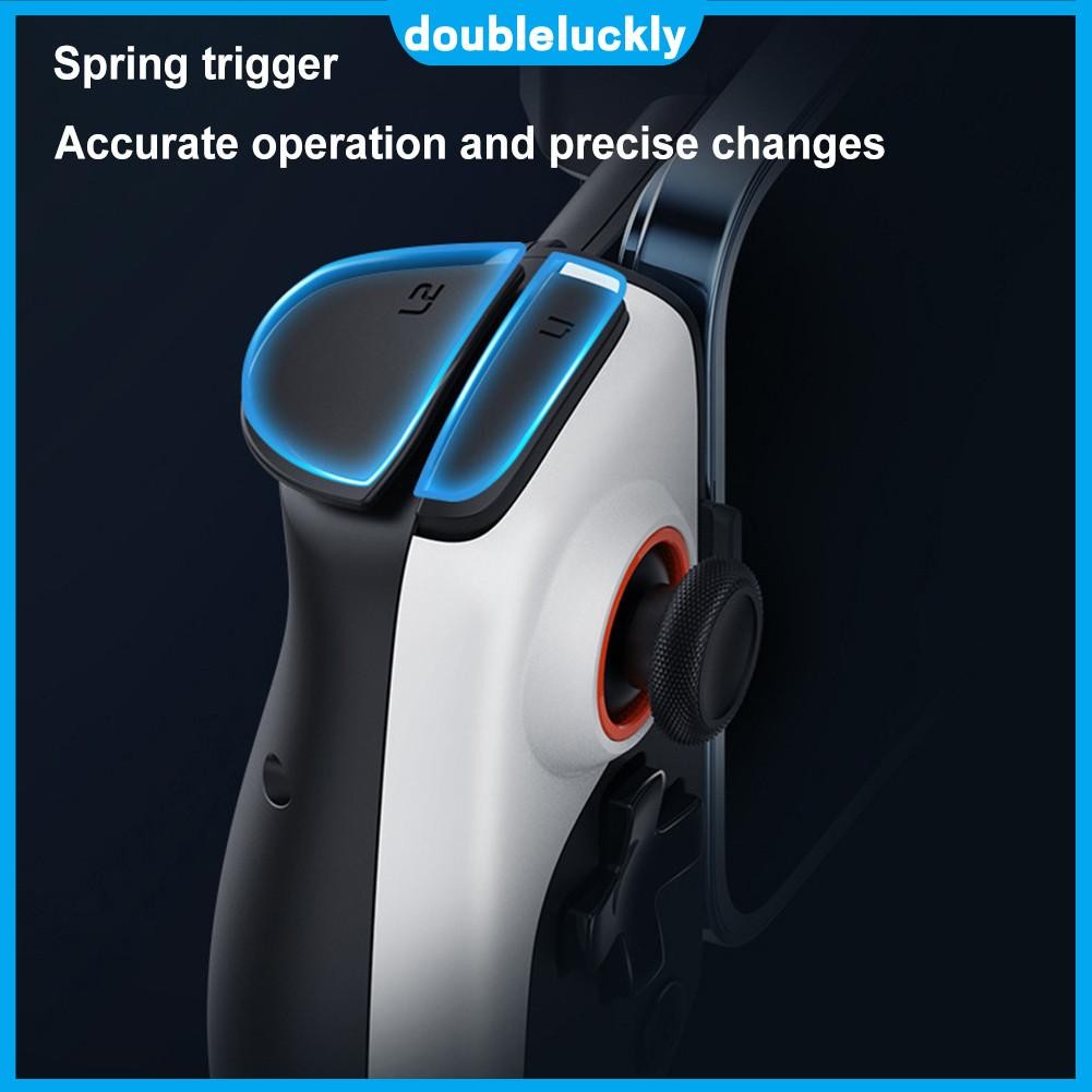 2 in 1 Telescopic Gamepad ประเภท C Dual จอยสติ๊กไร้สาย Cooling ตัวควบคุมเกมมือถือสําหรับ iPhone Android โทรศัพท์สวิทช์ PC