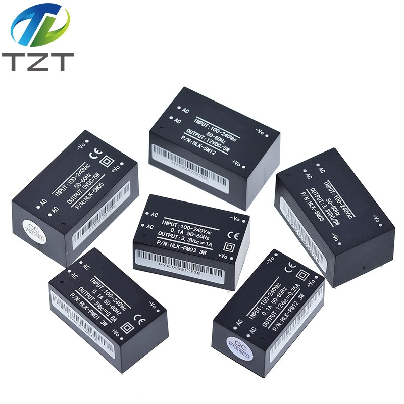 HLK-PM01 HLK-PM03 HLK-PM12 AC-DC 220V ถึง 5V/3.3V/12V mini power supply ในครัวเรือนสวิทช์โมดูลแหล่งจ