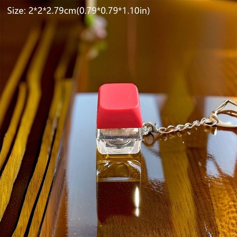 BACKSTAGEEET4FC3 นิ้วคีย์บอร์ด Caps, ปุ่มปุ่ม Keycap Fidget พวงกุญแจ, คีย์บอร์ด DIY พร้อม Light Pass The Time Pinch ของเล่น thumbnail 3