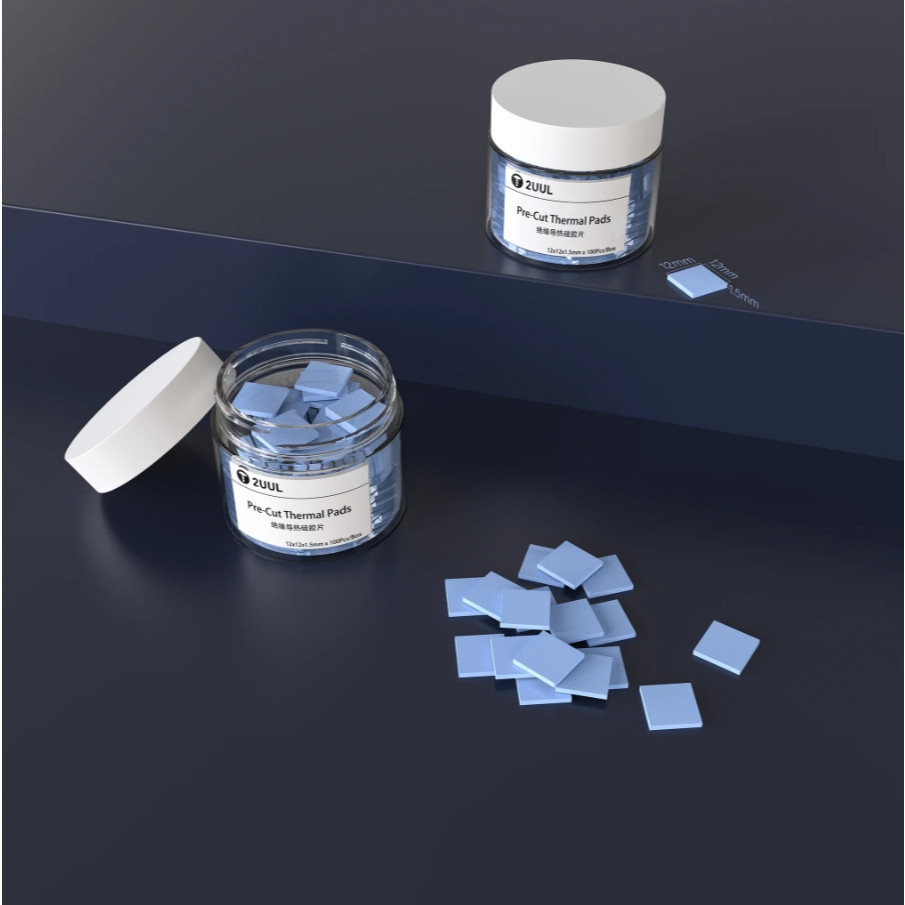 แผ่นซิลิโคน 2UUL รุ่น SC02 ช่วยการถ่ายเทความร้อนจากชิ้นส่วนเมนบอร์ดโทรศัพท์อุปกรณ์อิเล็กทรอนิกส์