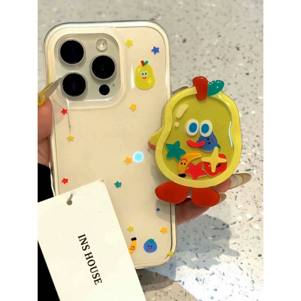 เคสโทรศัพท์ที่เข้ากันได้กับ iPhone 7 8 X XS XR XSMAX 11 12 13 14 15 16 Pro Max Plus เคสการ์ตูนผลไม้ส