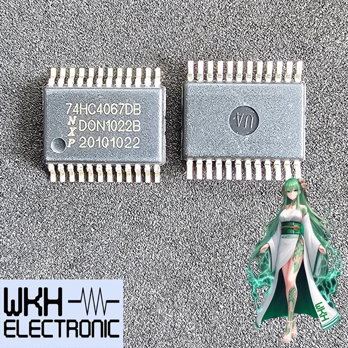 เครื่องมือชิ้นส่วน IC SMD 74HC4067DB SSOP-24 74HC4067 HC4067 Multiplexer Demux