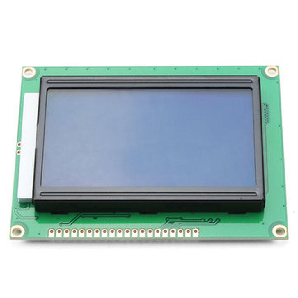 12864 LCD Display Module with Blue Backlight ST7920