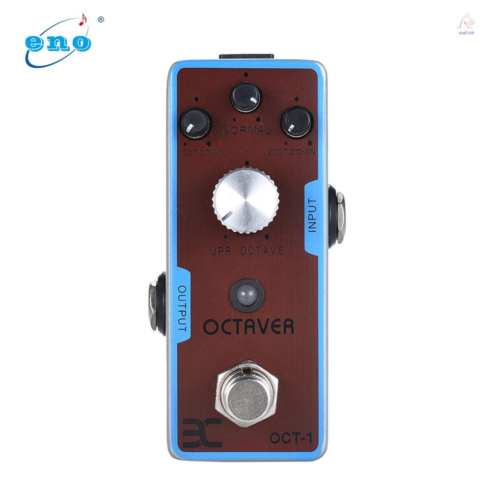 ENO EX OCT-1 Octave Mini Octave Guitar Effect Pedal True Bypass Full Metal Shell