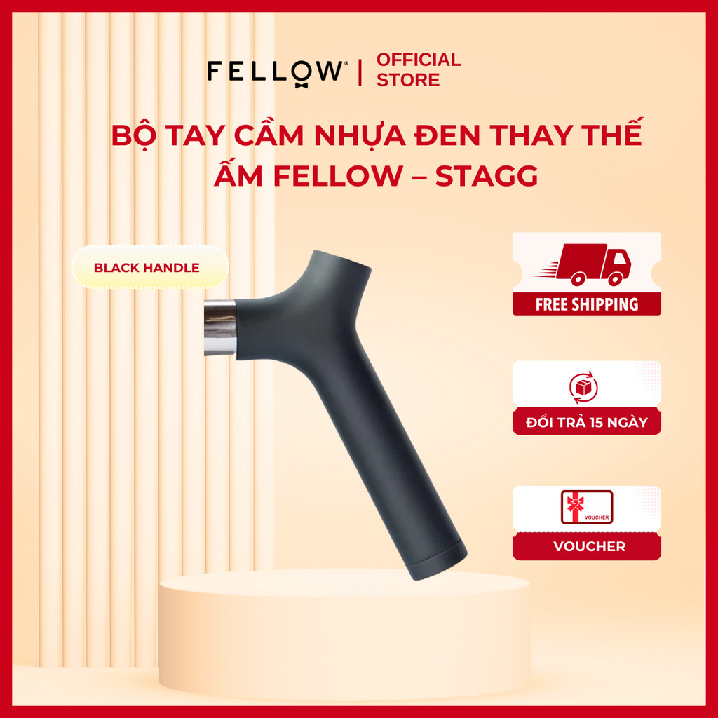 ชุดด้ามพลาสติก Fellow Stagg - ชุดด้ามพลาสติก Fellow Stagg - สีดํา | สินค้าของแท้