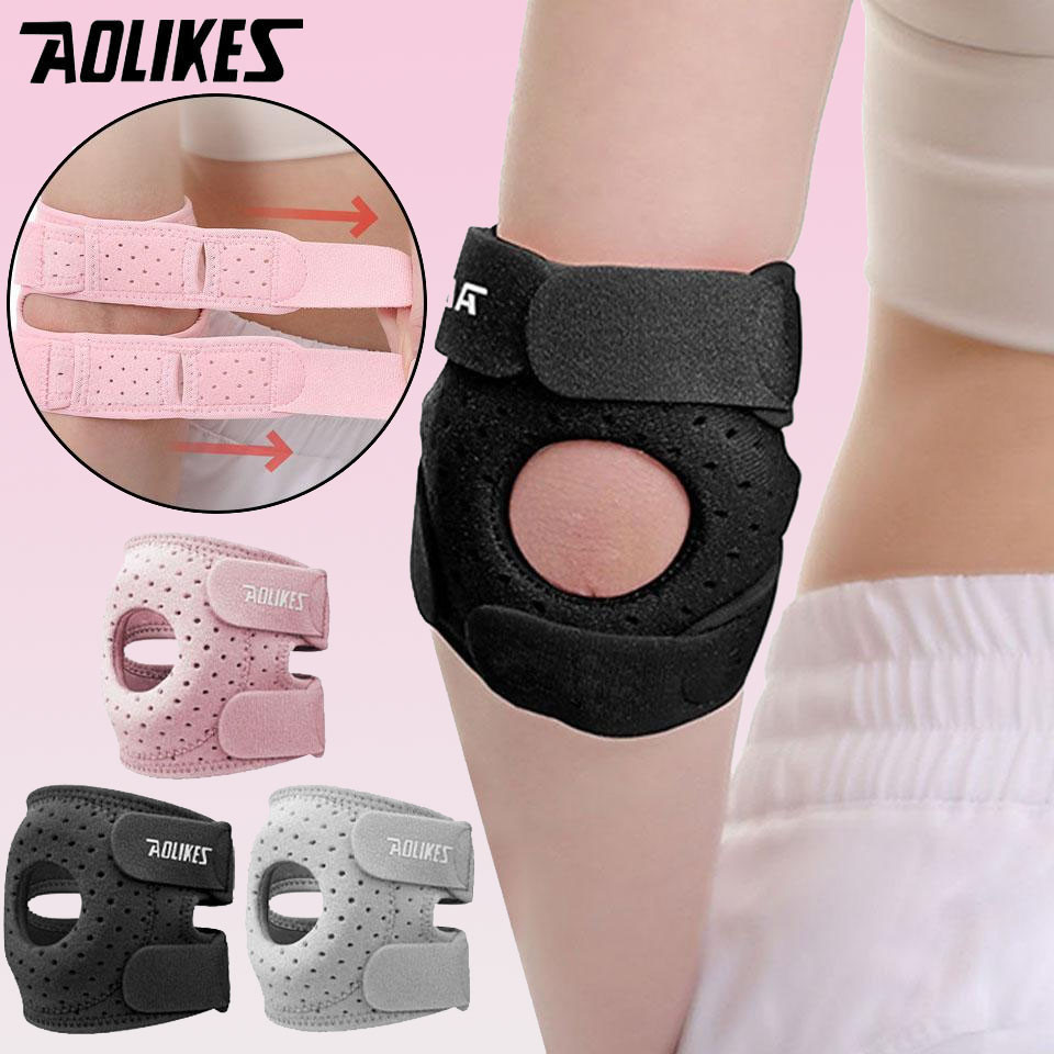 AOLIKES Sports Wrap Compression Elbowpads Breathable Anticollision Basketball Dance Elbow Support