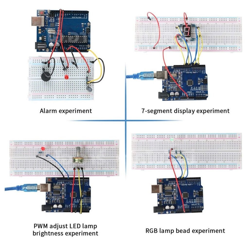 CAE-002 ชุดเริ่มต้นเรียนรู้อาร์ดูโน่ ชุดเรียนรู้ Arduino UNO R3 SMD Chip Learning Project Starter Kit ชุดเล็ก บอร์ดอา... - รูปที่ 4