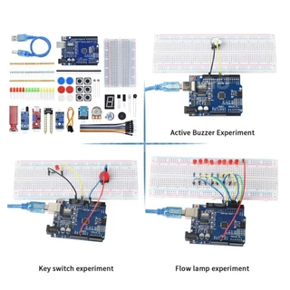 CAE-002 ชุดเริ่มต้นเรียนรู้อาร์ดูโน่ ชุดเรียนรู้ Arduino UNO R3 SMD Chip Learning Project Starter Kit ชุดเล็ก บอร์ดอา...