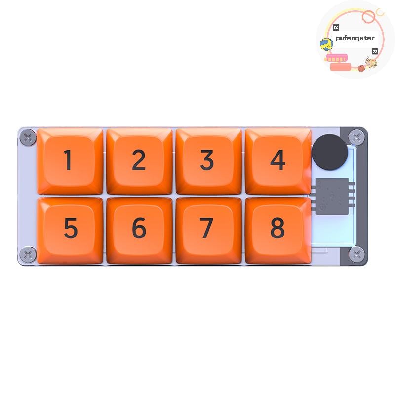 Pufangstar 8 Key ปุ่มลัดมาโครตั้งโปรแกรมได้ Fully Hot Swappable Mechanical Gaming อุปกรณ์เสริมคอมพิวเตอร์ชิ้นเดียว TH - รูปที่ 6
