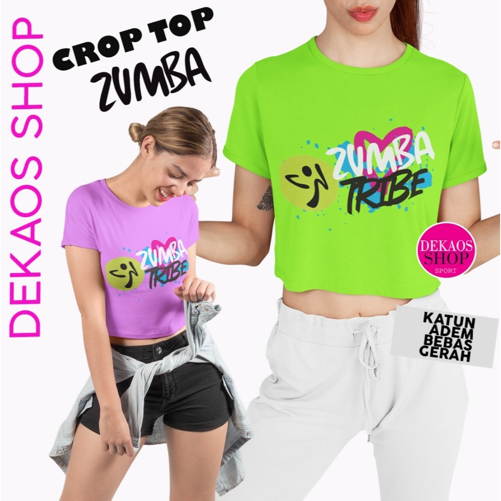 ยิมนาสติกผู้หญิง ZUMBA TRIBE 2943 ZUMBA AEROBIC เสื้อยืดยิมนาสติก FITNESS