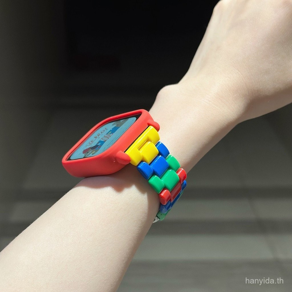 น่ารักสีสันเปลี่ยนสายนาฬิกาอะคริลิคสำหรับ redmi Watch 5 Active 5 Lite ราคา ถูกที่สุด ดีลบีเคเค แกลเลอรีภาพที่ 9