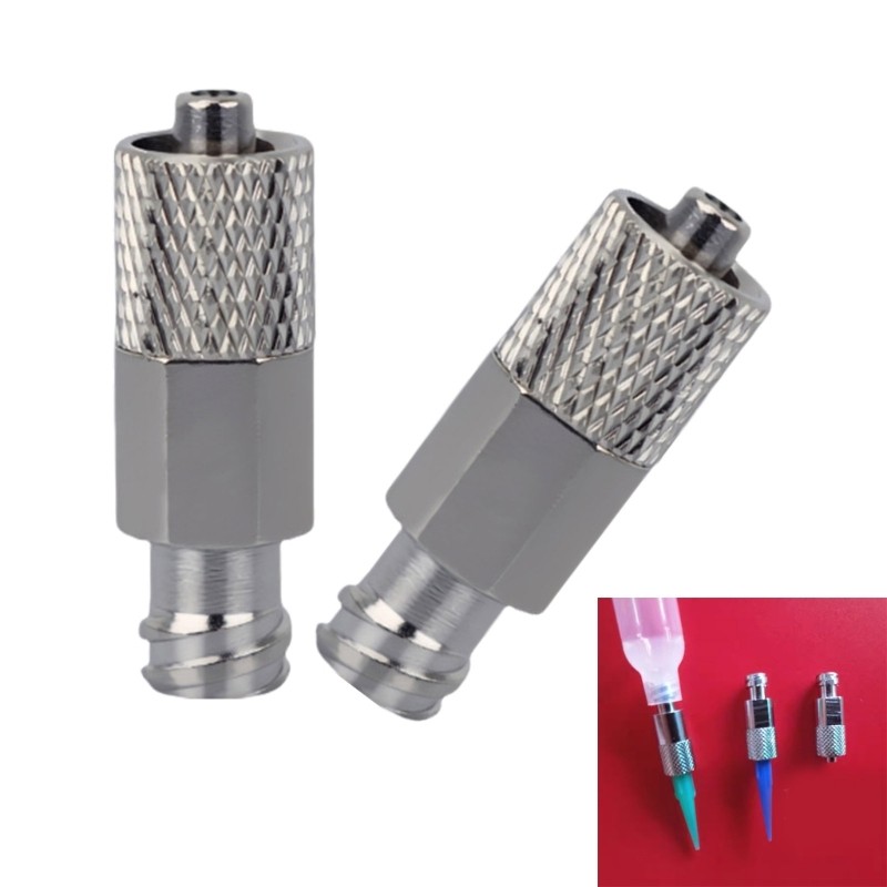 RUN Metal Luer Lock Extension Adapter สําหรับอุปกรณ์ติดตั้งล็อคงานอดิเรกอิเล็กทรอนิกส์