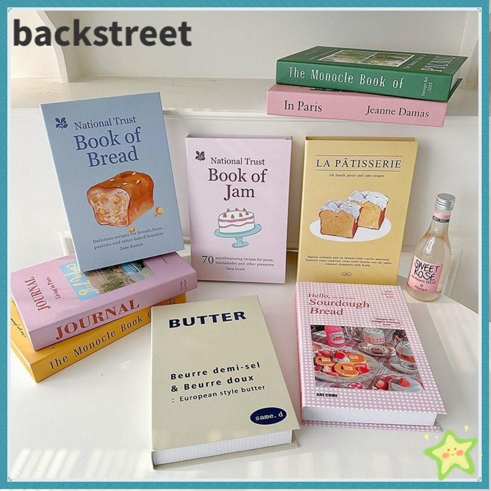 Backstage Model Book, Home Decorative Simulation Fake Books, Fashion Book Shelf Display Modern Style