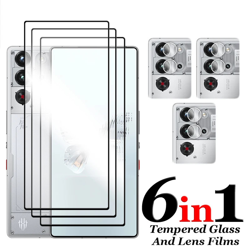 Nubia Red Magic 10 Pro + แก้วสําหรับ Red Magic 10 Pro กระจกนิรภัย 2.5D ฝาครอบหน้าจอ HD สําหรับ Red M