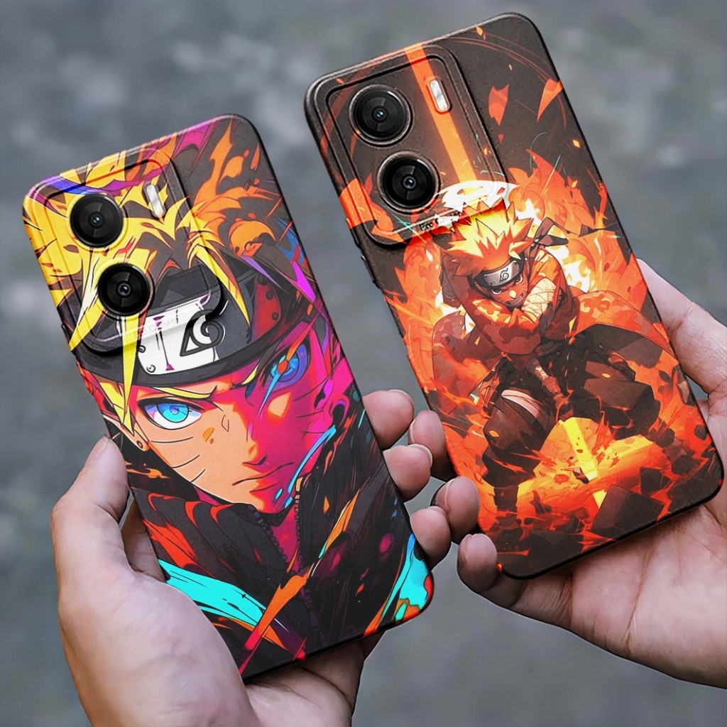 Vivo Iqoo Z7X Z9 Z9X Y100 Y28 Y27 Y35 Y19 Y17s V30E Softcase Prokamera Motif Anime Naruto 03 - เคส V