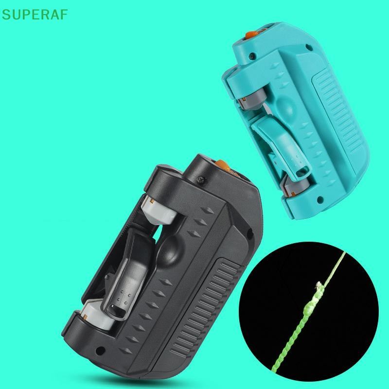 Superaf ตกปลา Bobbin Winder ตะขอตกปลา Tier Line Winder Binding เครื่องมือไฟฟ้า Knot Knitg เครื่องสายตกปลาเครื่องมือ HOT