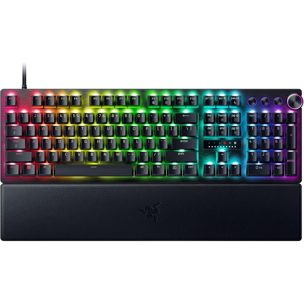 ส่งด่วน Razer Huntsman V3 Pro Rapid Trigger Esports Keyboard - US Layout  (เกมมิ่งคีย์บอร์ด)