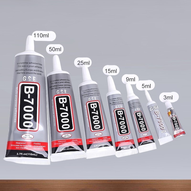 กาว B-7000 B7000 กาวติดหน้าจอโทรศัพท์ หินตกแต่ง Charm กาว ขนาด 3ml 7ml 9ml 15ml