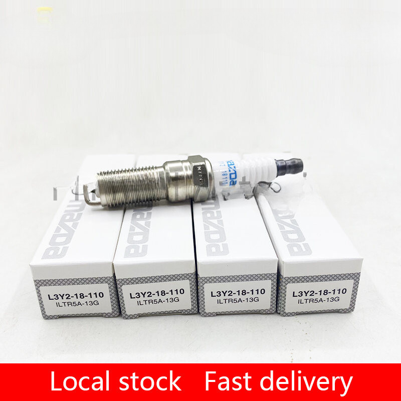 4pcs ใหม่ Iridium Spark Plug สําหรับ Mazda 3 2.0 2.3/ Mazda 5 2.3/Mazda 6 2.5 / CX-7 Ford Lincoln L3