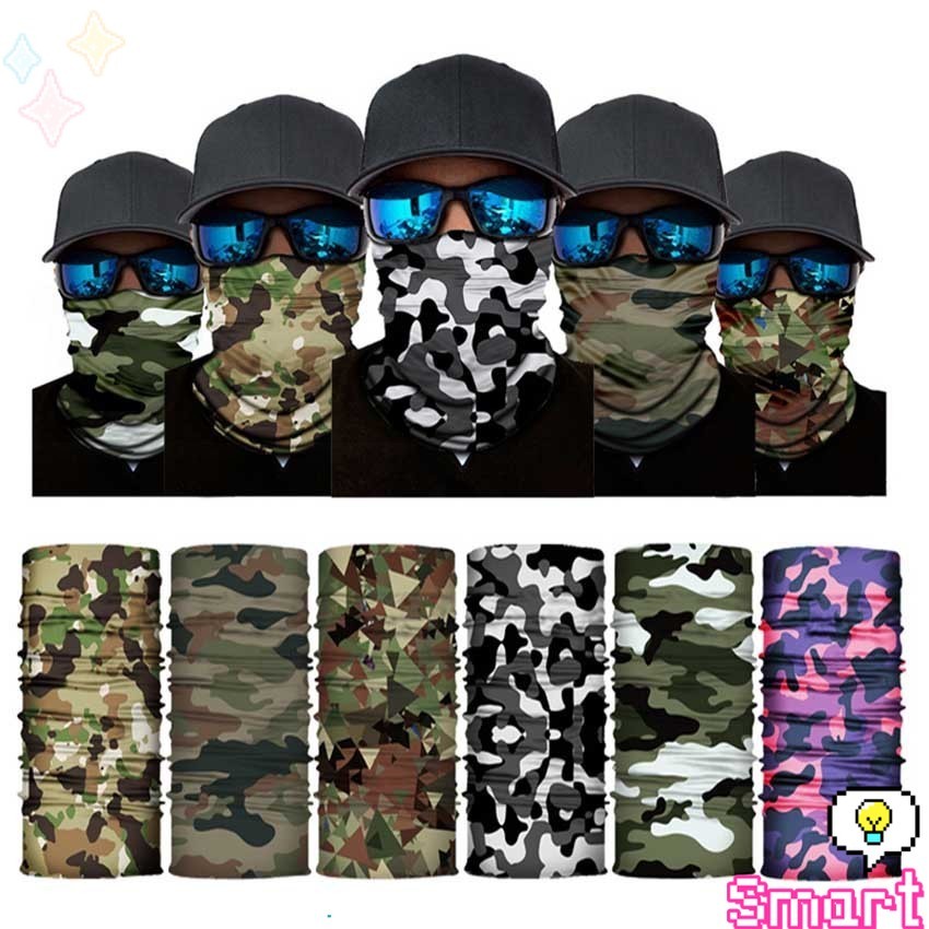 SMART ผ้าบัฟกันฝุ่น โพกหัว ผ้าปิดหน้า กันแดด เลือกลายได้ แดด UV Magic turban
