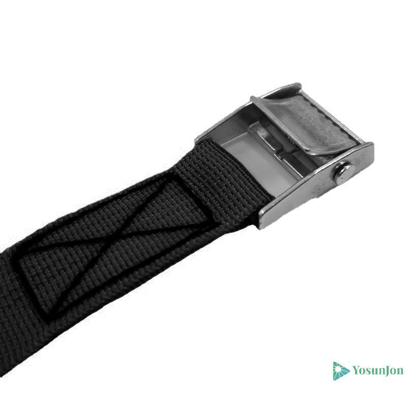 Yosunjon] Lashing Strap With Buckle Nylon Quick Release Cargo Tie Down กระเป๋าเดินทางกระเป๋าสายรัดผูกด้วยสังกะสีอัลลอยด์หัวเข็มขัดตะขอใหม่