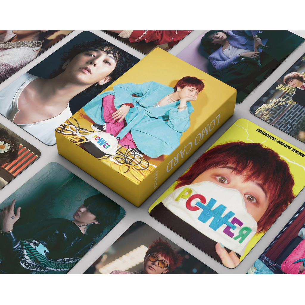 55 ชิ้น G-DRAGON POWER Lomo การ์ด GD BIGBANG Photocards KWON JI YONG SOLO MAMA 2024 รางวัล Kpop โปสการ์ดพร้อมสต็อก SX
