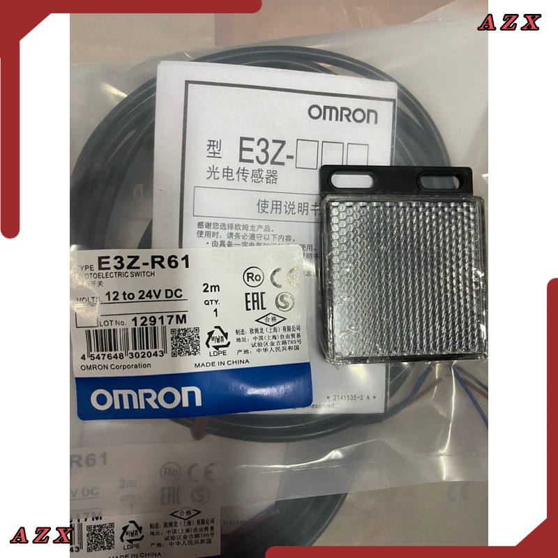 ใน กทม E3Z-R61 E3Z-R62 E3Z-R81 E3Z-R82 (แถมแผ่นสะท้อน) ระยะตรวจจับได้4เมตร ใช้คู่กับแผ่นสะท้อนโฟโต้ 