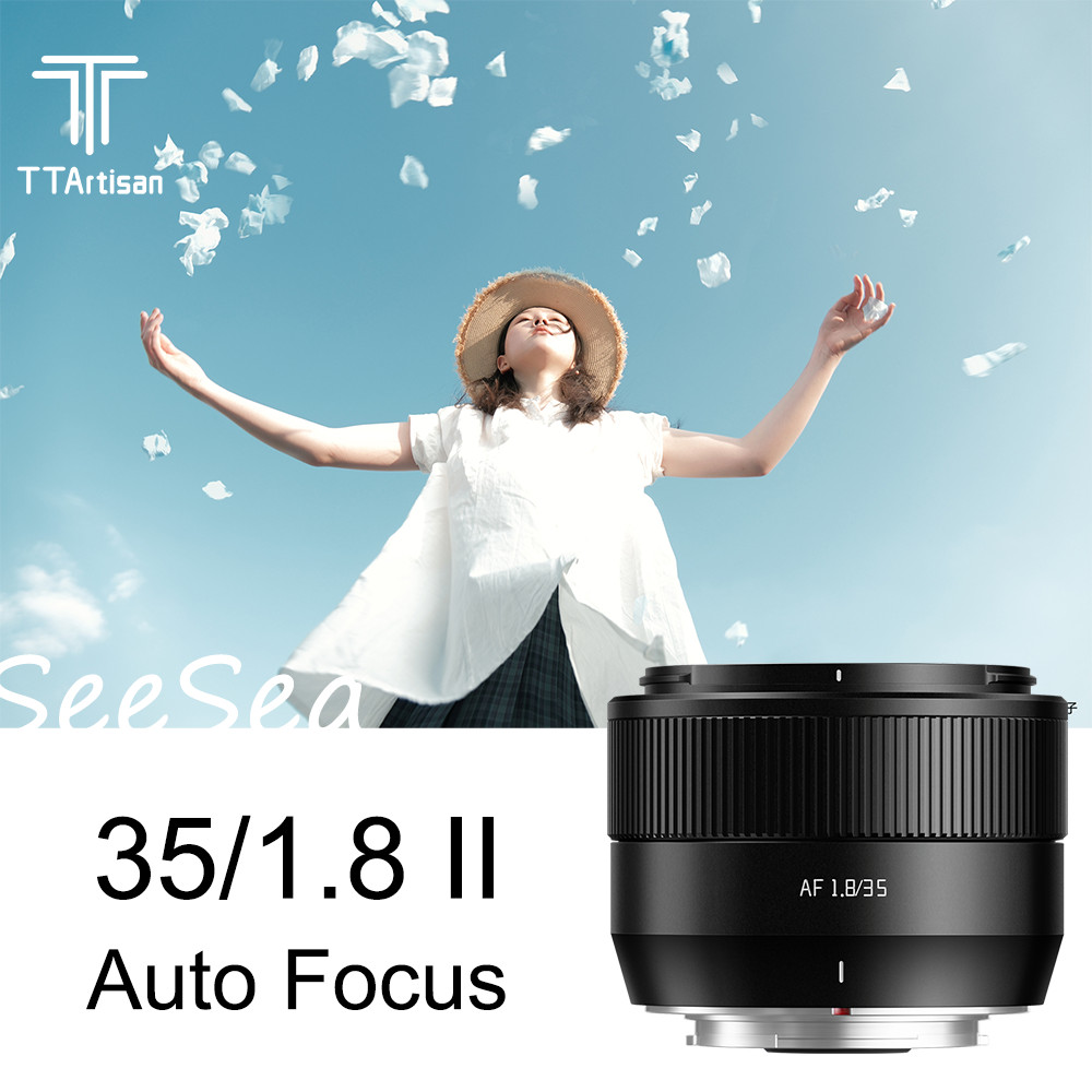TTArtisan 35mm f1.8 II โฟกัสอัตโนมัติ APS-Cเลนส์ for Fuji X / Sony E / Nikon Z กล้องมิเรอร์เลส