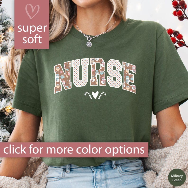 Nurse Christmas Shirt Gift for Nurse Christmas Tshirt, Nurse Christmas Gift, Christmas Nurse T-Shirt