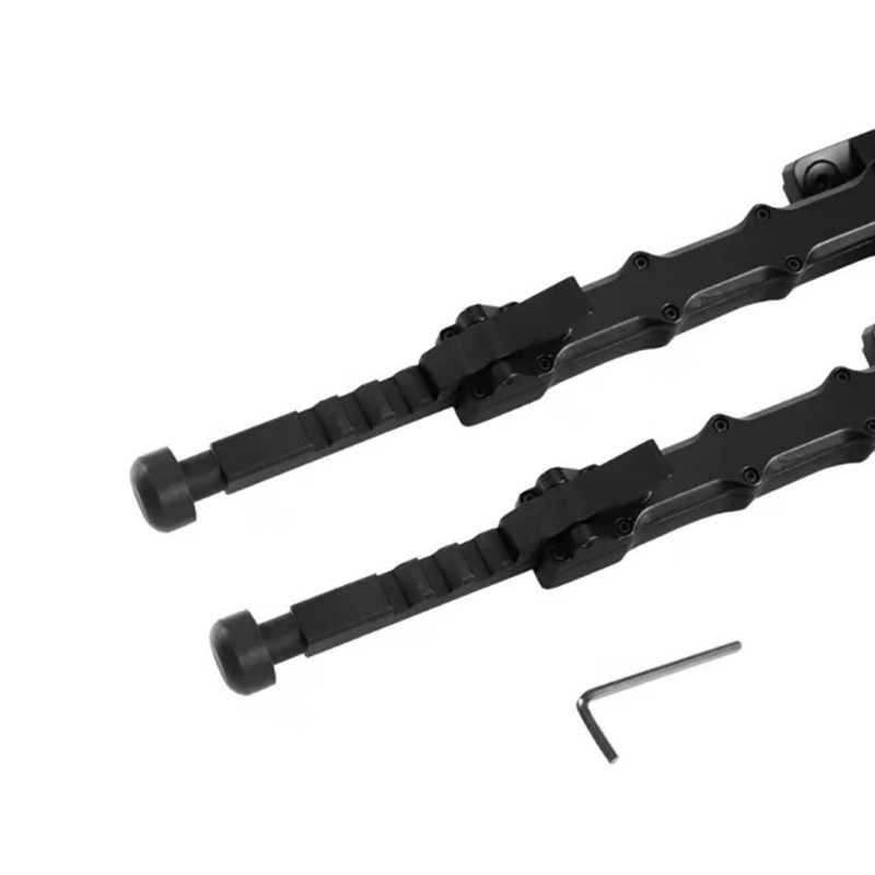 Bon ชุด 2 ชิ้นโลหะ Bipod ขาตั้งสองขาแยกออกแบบ Quick Setup และติดตั้งง่ายบนภูมิประเทศใดๆ