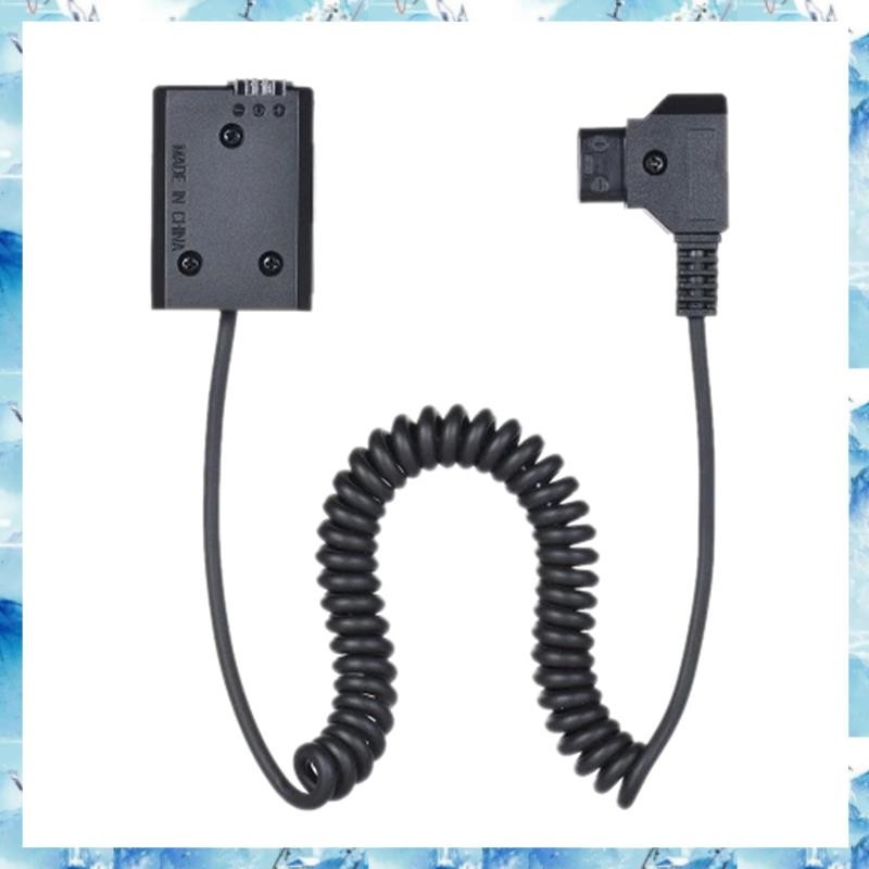 [ ] V-mount / D-Tap To NP-FW50 DC Coupler Power Dummy Battery Adapter Coiled Cable A7 A7Ii A7S A7Rii