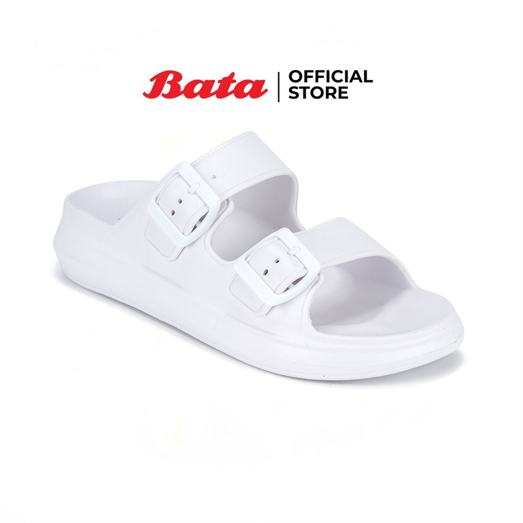 Bata บาจา รองเท้าแตะแบบสวม น้ำหนักเบา รองรับน้ำหนักเท้าได้ดี สำหรับผู้หญิง รุ่น Floatz สีขาว 5101006 สีดำ 5106006