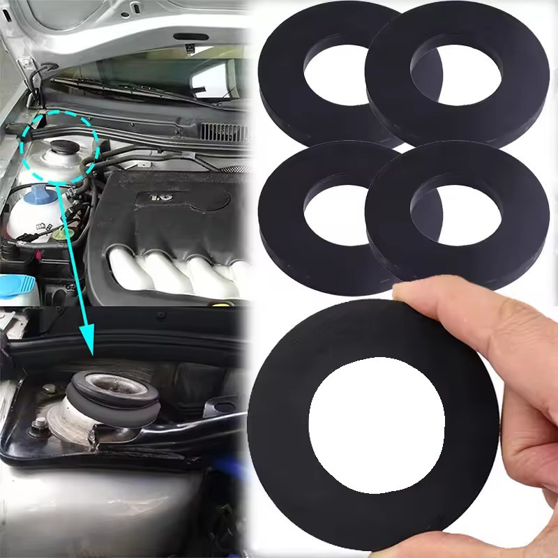 รถยาง Bushing Dampers Universal ด้านหน้า Strut Tower Mount Suspension แบริ่งดูดซับแรงกระแทกเครื่องซักผ้า Over Bumps