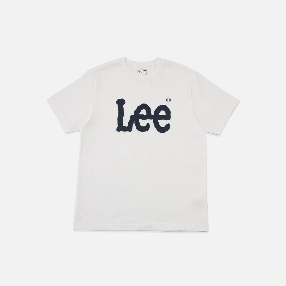 LEE เสื้อยืดแขนสั้นผู้ชาย / ผู้หญิง คอลเลคชั่น Fits 'Em All ทรง COMFORT รุ่น LE S123MTSSN06 สีครีม