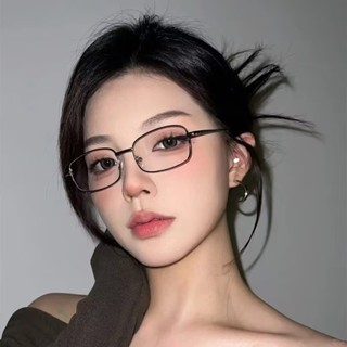 👓แว่นสายตาสั้น👓 -100~600 ° ป้องกันแสงสีฟ้า กรอบแว่นโลหะ แว่น…