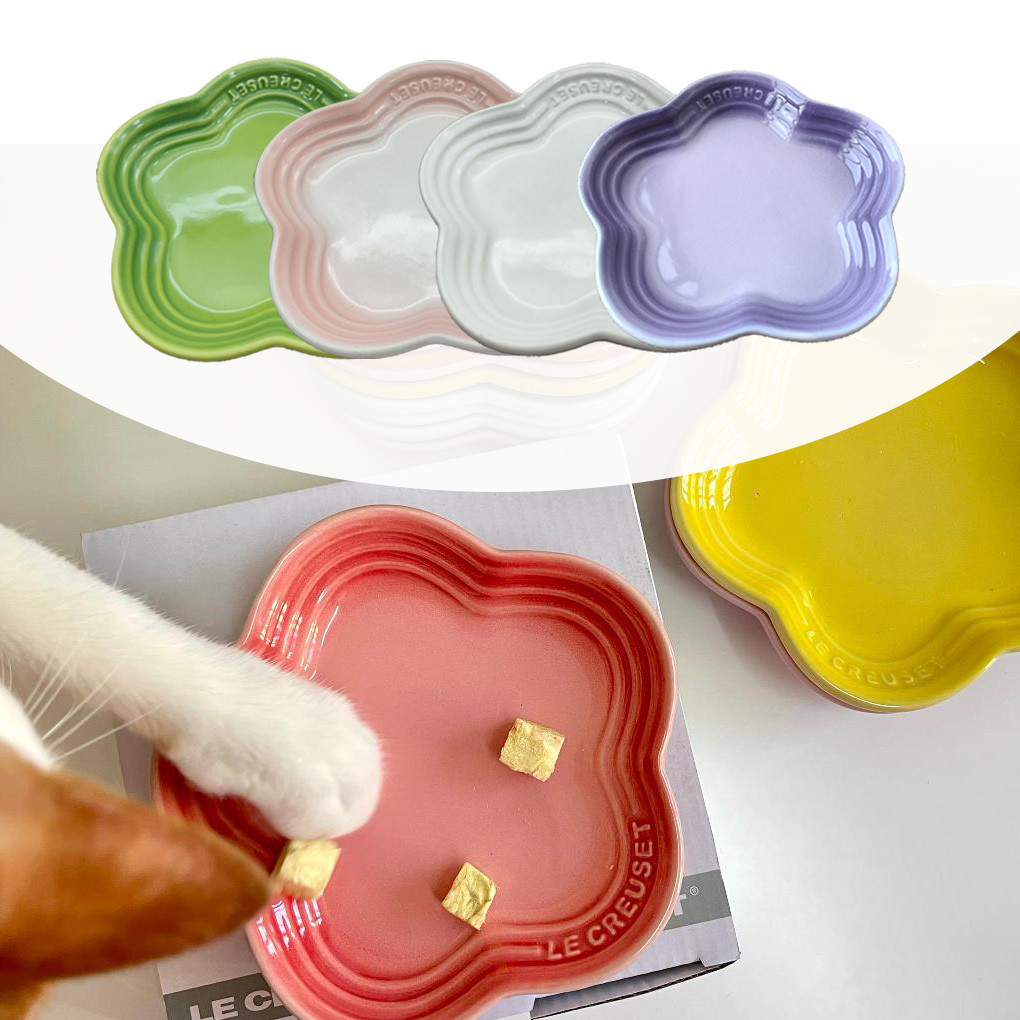 5.5นิ้ว จานเซนติเมตรซอส จานน้ําจิ้ม ดอกพลัม จานข้าวสาลี สไตล์ฝรั่งเศส - รูปที่ 3