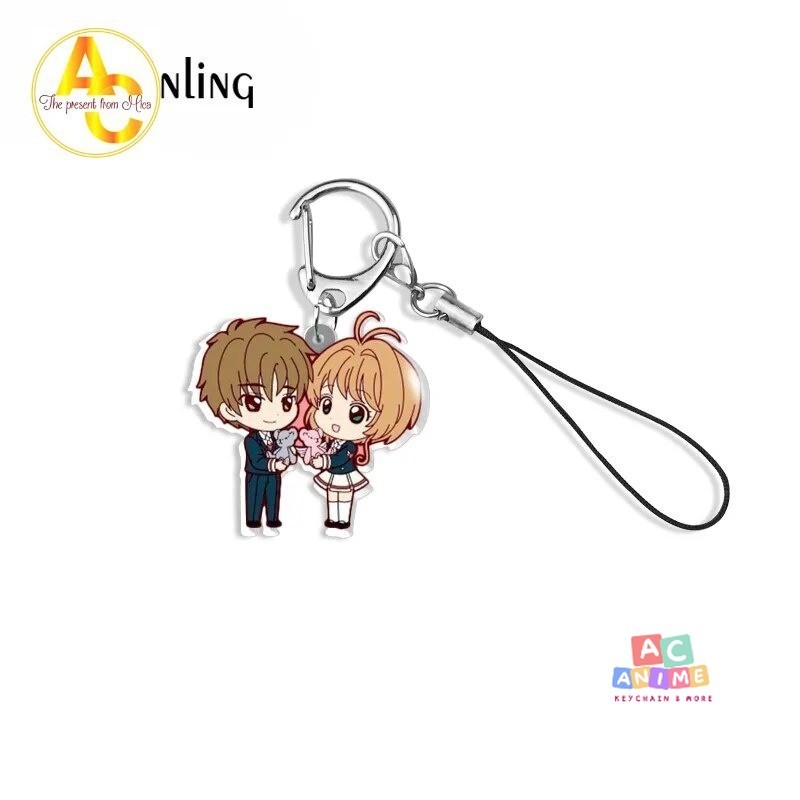 พวงกุญแจแคปเตอร์การ์ด chibi SAKURA SYAORAN น่ารัก