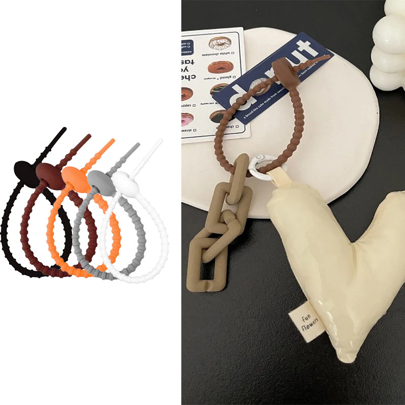 Yoomee Self-Locking Zip Ties Multi-functional Application Multi Color Releasable Silicone Zip Ties เ