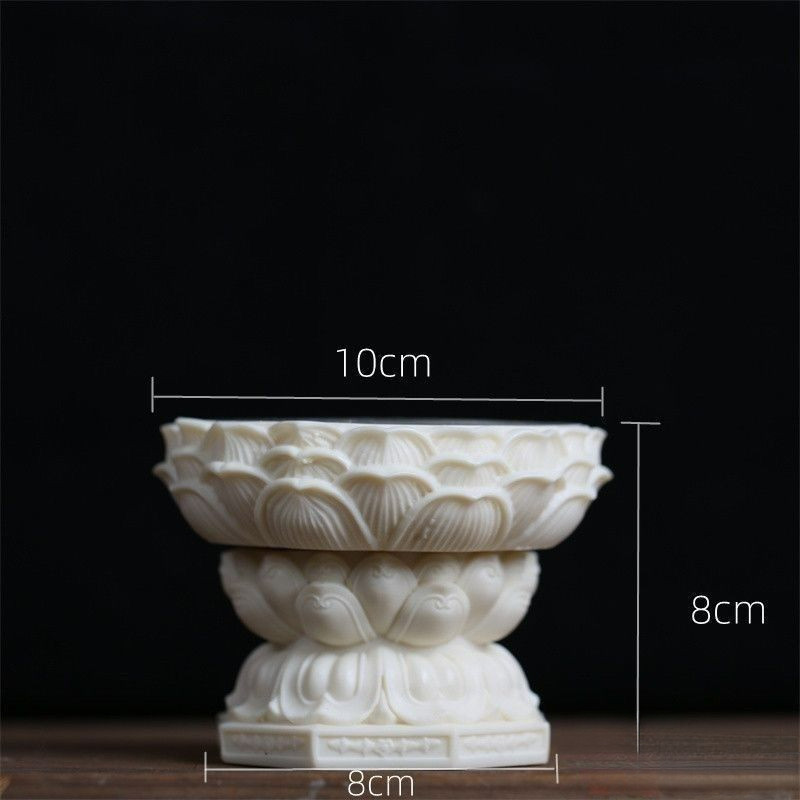 แผ่นรองฐานดอกบัวงาช้าง Xumi เพิ่มความสูงฐานเครื่องประดับสากลฐานพระตถาคต