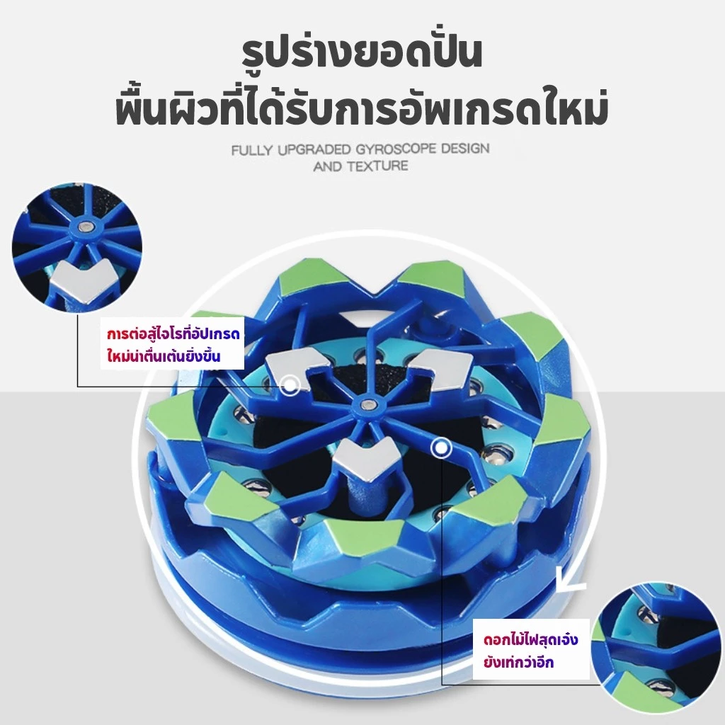 ลูกข่างหมุนเรืองแสงของเล่นเด็ก thumbnail 8