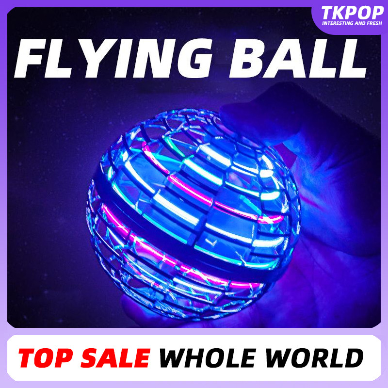 Tk ขายร้อน Cross border ยอดนิยม Swirl Ball Magic Flying Ball Gyroscope Sensing Flying Luminous Suspe