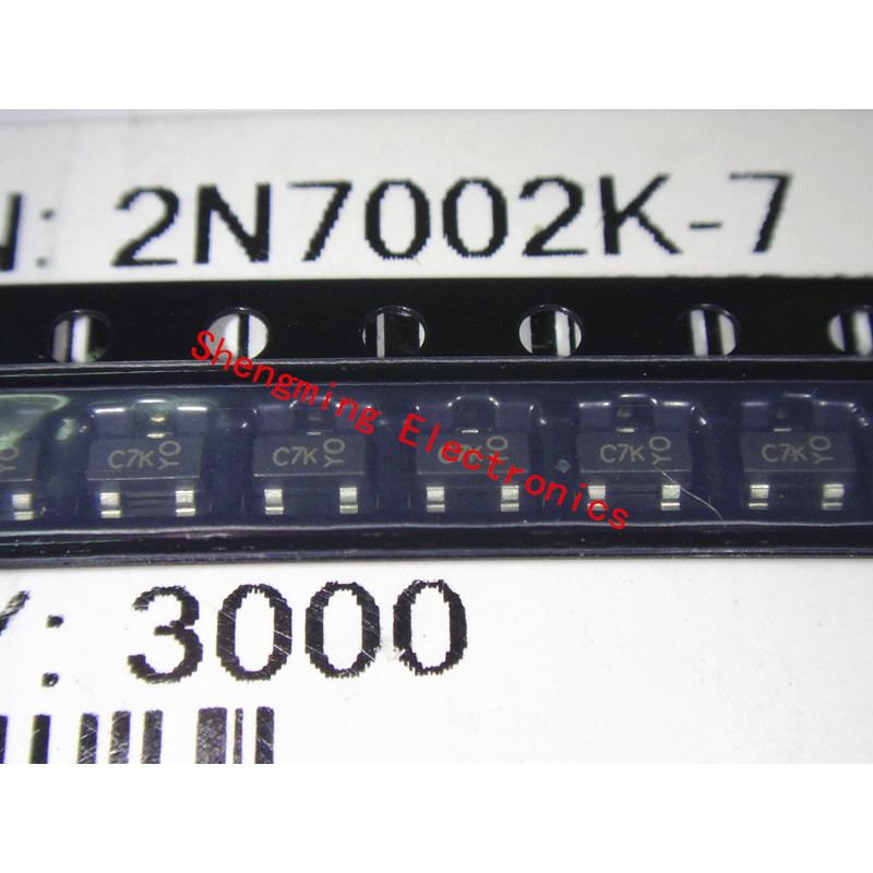ทรานซิสเตอร์ 2N7002K C7K SOT-23 100 ชิ้น