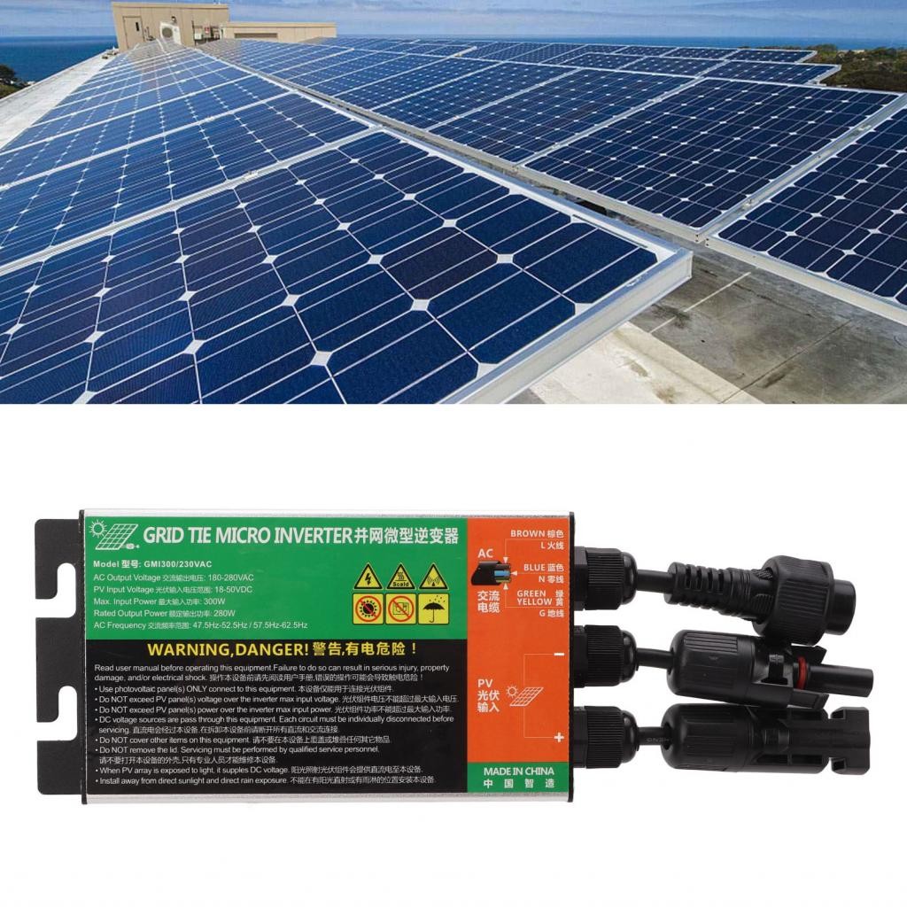 Solar Grid Tie Inverter Micro Voltage Protection 230V สําหรับระบบเล็ก