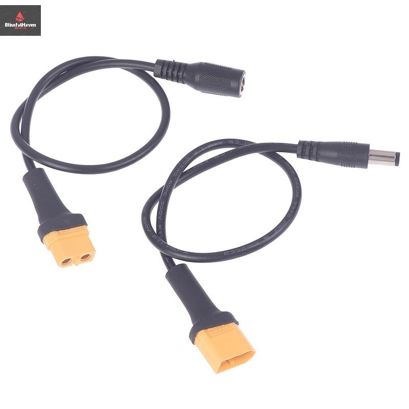 ปลาค็อด สําหรับ อาร์ซี เครื่องชาร์จแบตเตอรี่นวัตกรรมและใช้งานได้จริง XT60 หญิงปลั๊กถึง5.5*2.1มิลลิเมตรเชื่อมต่อสายเคเบิลอะแดปเตอร์ลวดซิลิโคนใ