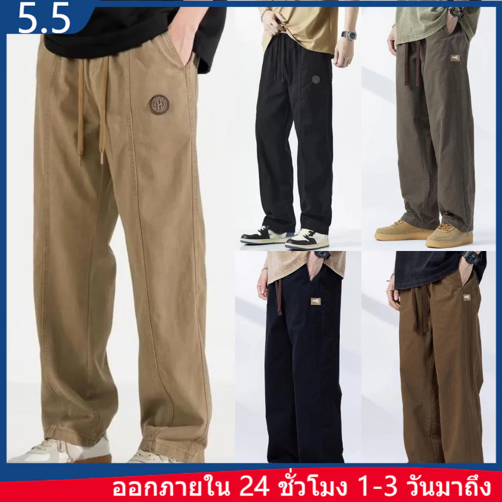 กางเกงเดินป่าผู้ชาย ZITY ไซซ์ M-5XL ผ้าฝ้ายทรงหลวม thumbnail 4