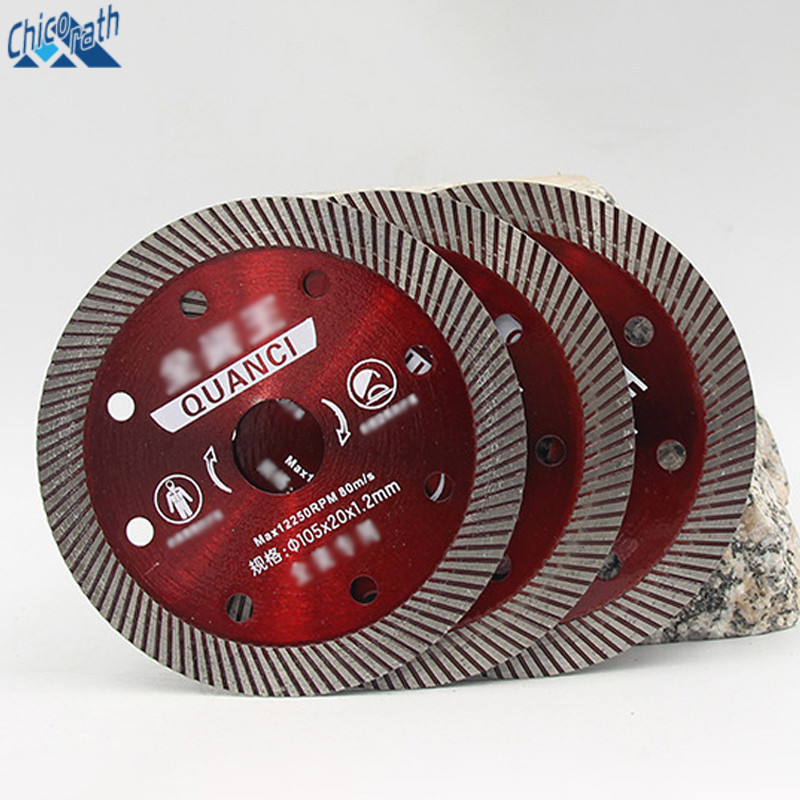 🎐Chicorath ใบเลื่อยตัดเพชรคิงเซรามิกล้วน 105mm ใบเลื่อยตัดกระเบื้องหิน ใบเลื่อยคมและทนทาน