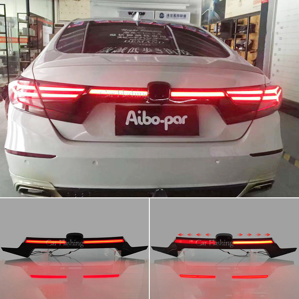 ไฟท้าย LED สำหรับ Honda Accord รุ่นที่ 10 พร้อมไฟเลี้ยวและไฟเบรก