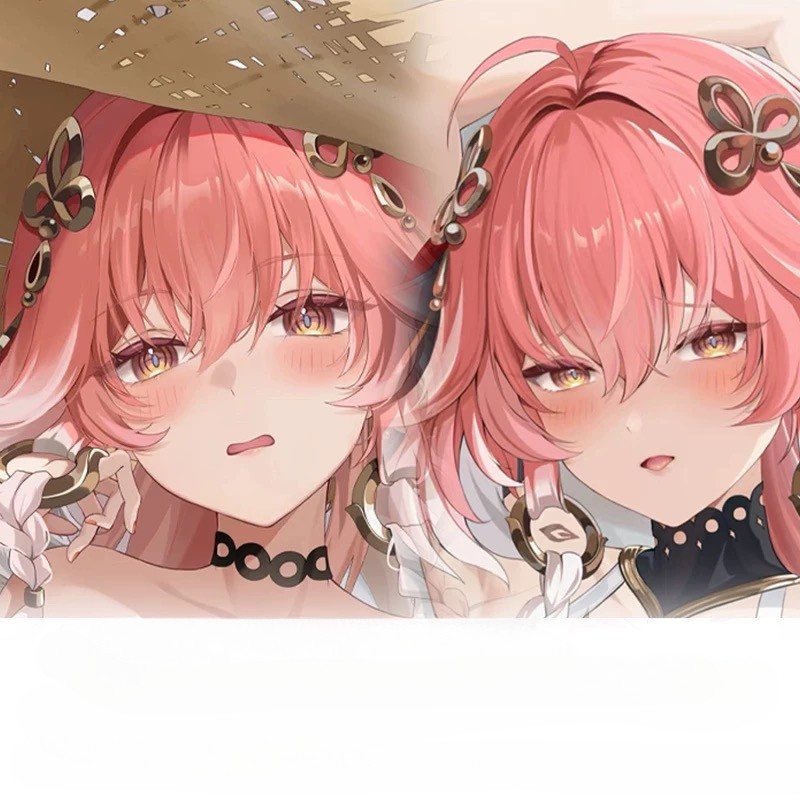 อะนิเมะ Wuthering Waves Changli Dakimakura หมอน Otaku Waifu Peachskin Fullbody โยนปลอกหมอน